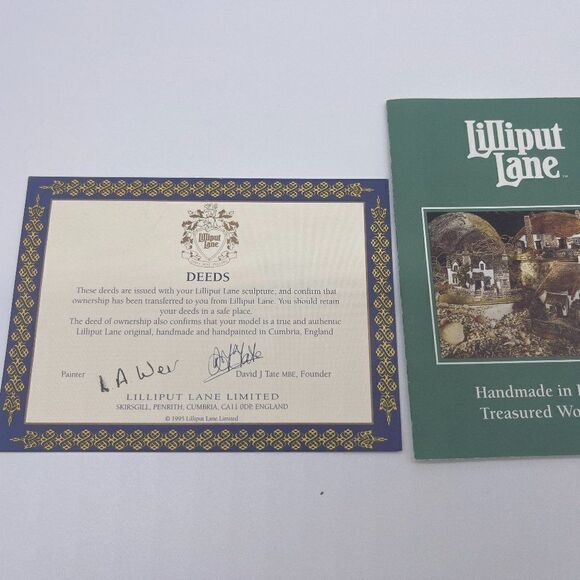 Lilliput Lane Hand Made Cottage "Olde Porterfield - Picture 7 of 14